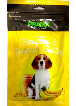 Prama banana and peanut butter delicacy snack 70 gm
